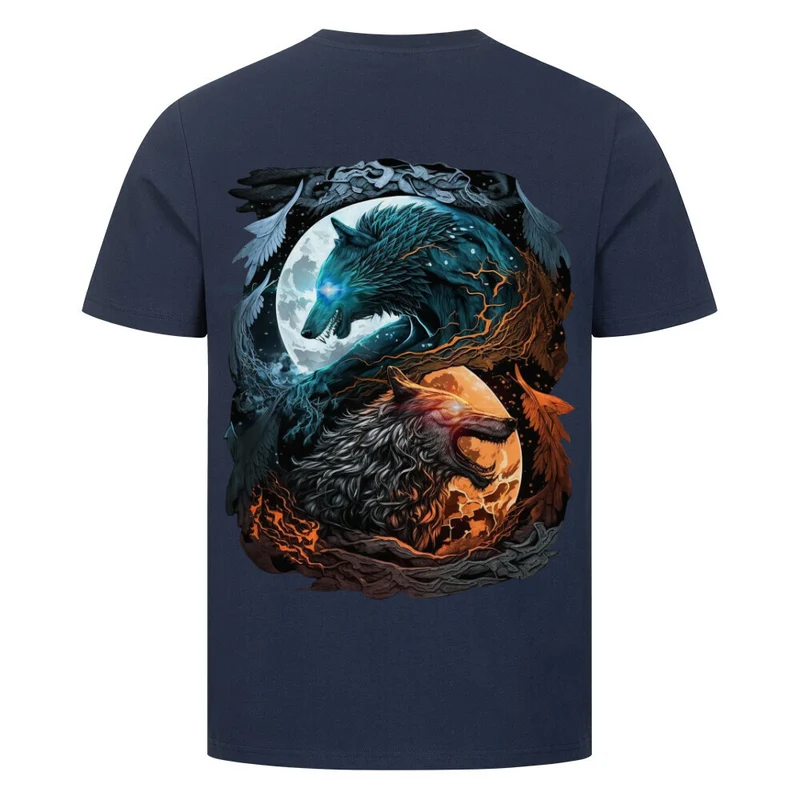 Jäger des Himmels - Herren Shirt Backprint