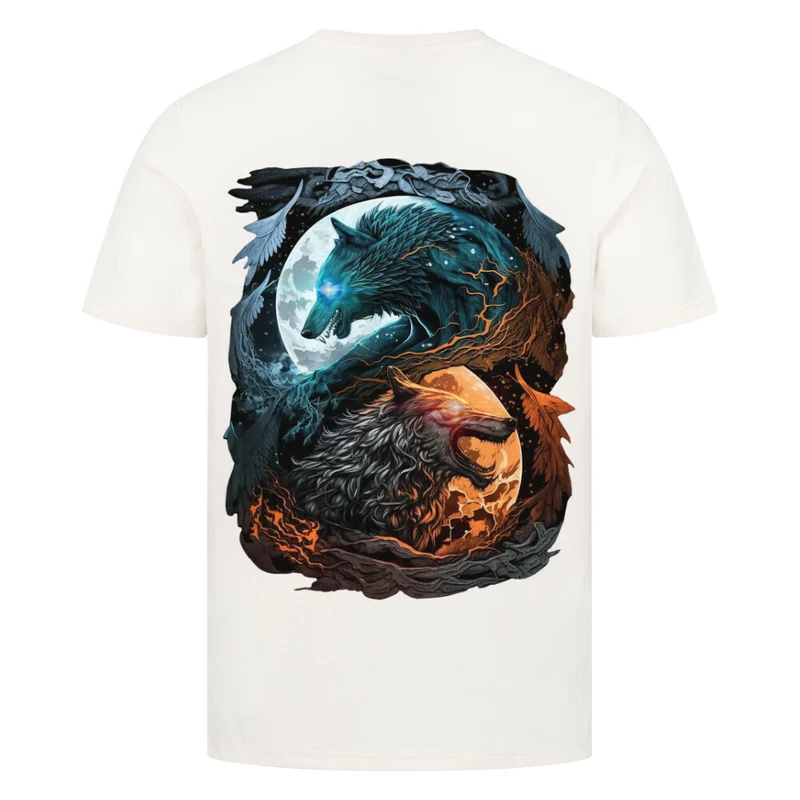 Jäger des Himmels - Herren Shirt Backprint