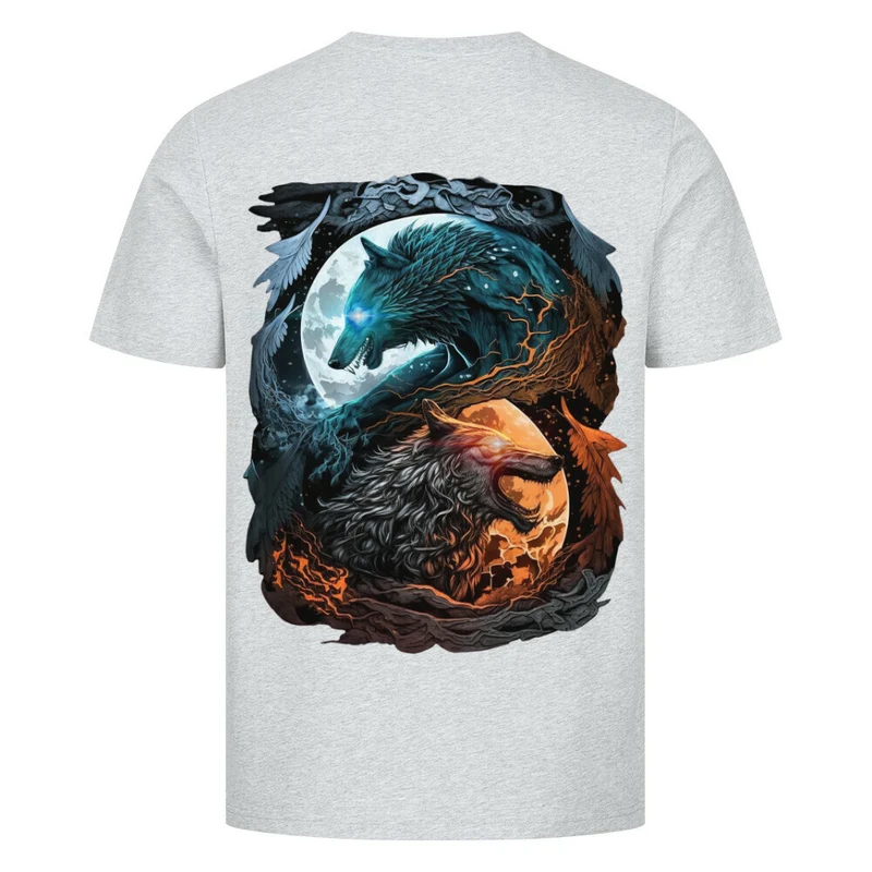 Jäger des Himmels - Herren Shirt Backprint