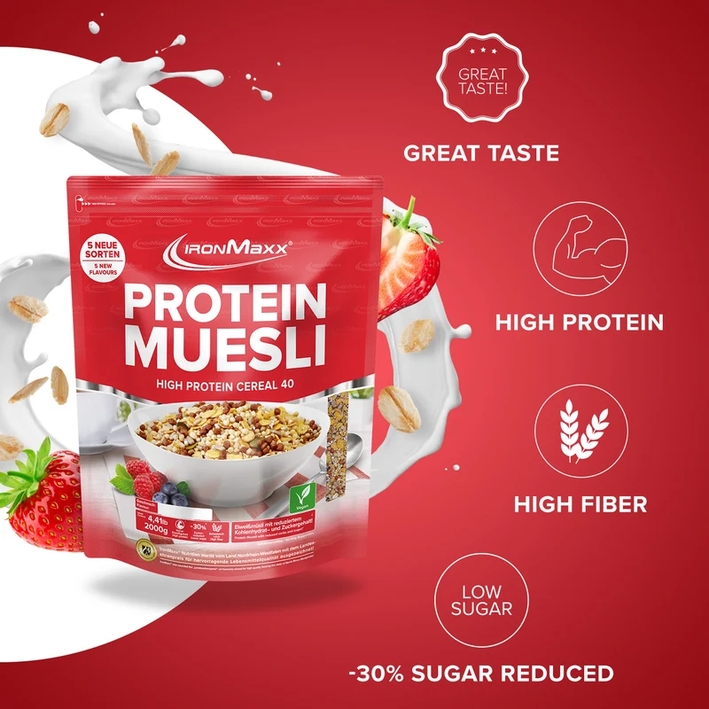 Protein Müsli (2000g) - Erdbeere