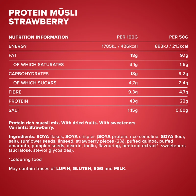Protein Müsli (2000g) - Erdbeere