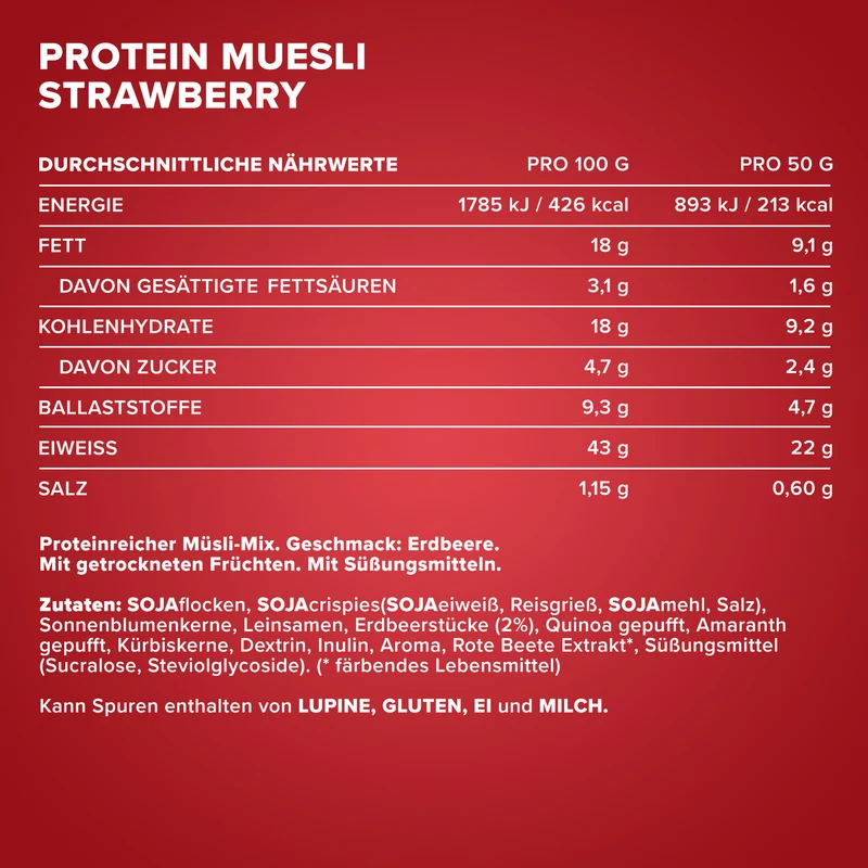 Protein Müsli (2000g) - Erdbeere
