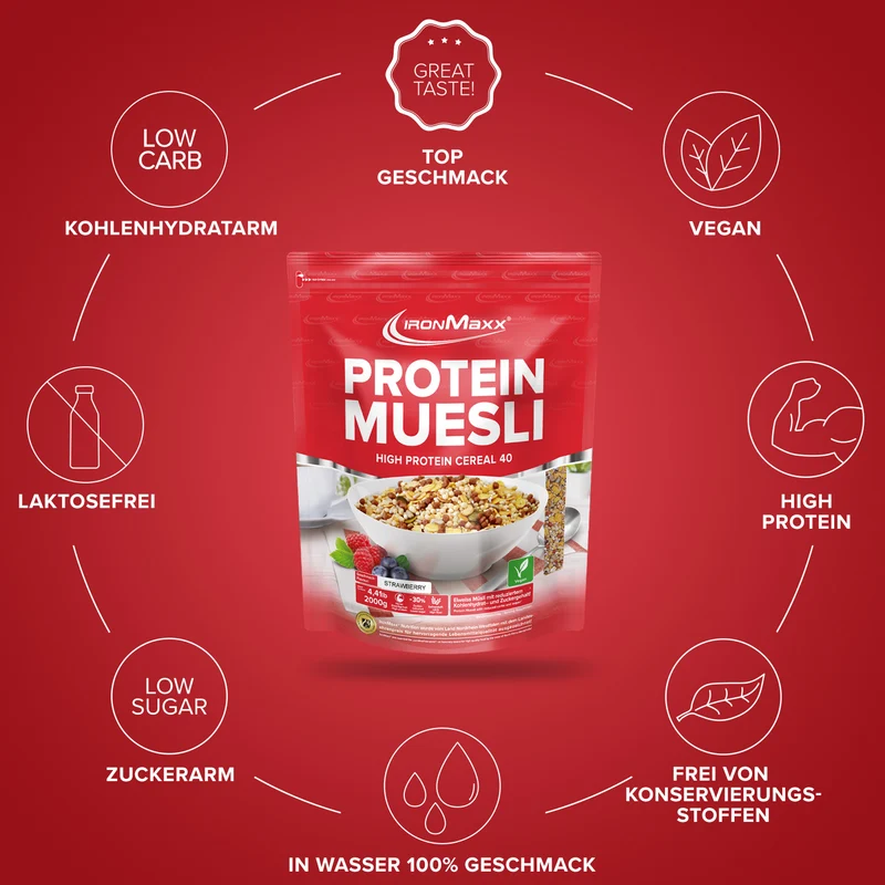 Protein Müsli (2000g) - Erdbeere