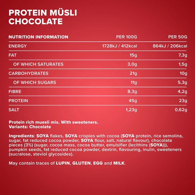 Protein Müsli (550g) - Schokolade