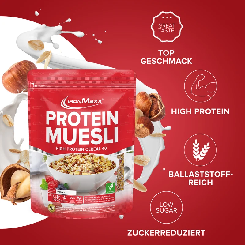 Protein Müsli (550g) - Haselnuss