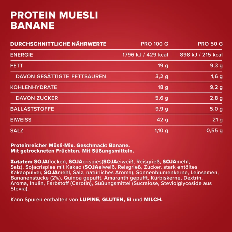 Protein Müsli (550g) - Banane