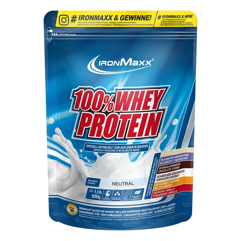 100% Whey Protein (500g) - Neutral