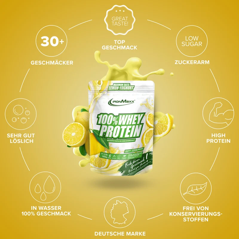 100% Whey Protein (500g) - Lemon-Yoghurt