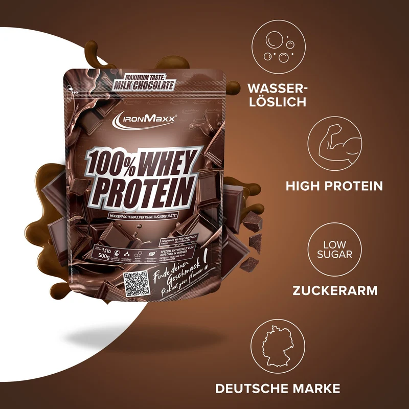 100% Whey Protein (500g) - Milchschokolade