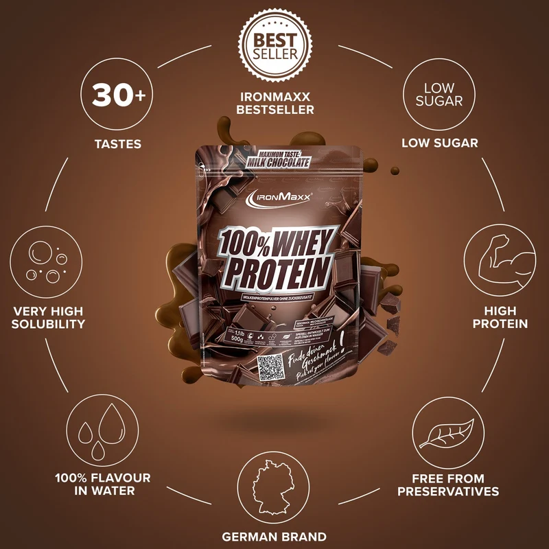 100% Whey Protein (500g) - Milchschokolade