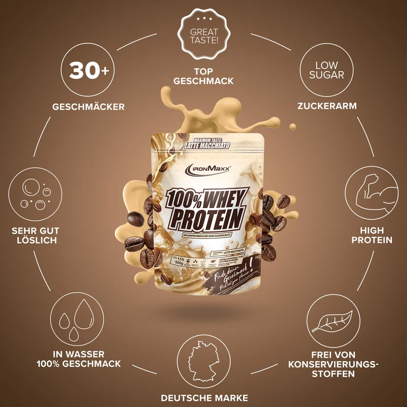 100% Whey Protein (500g) - Latte Macchiato