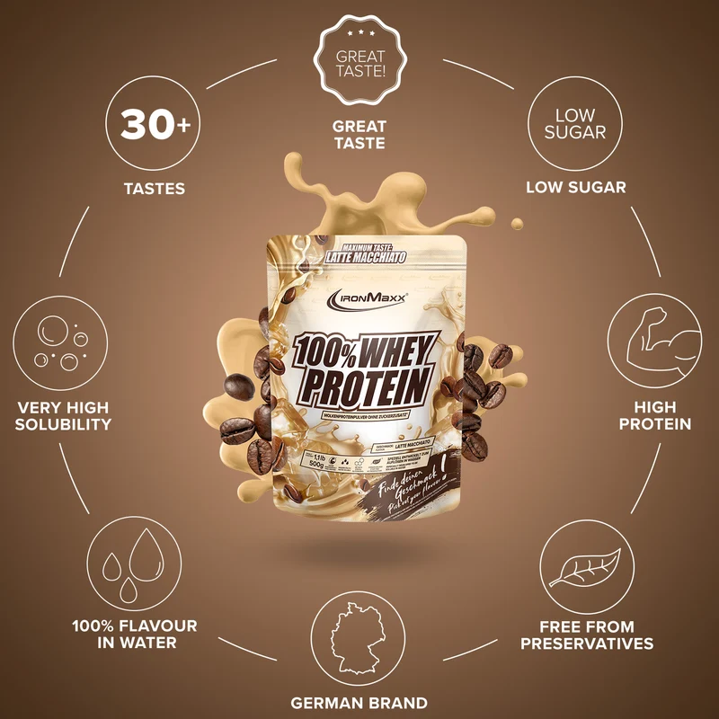 100% Whey Protein (500g) - Latte Macchiato