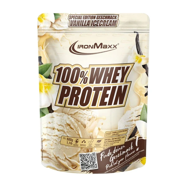 IronMaxx 100% WHEY PROTEIN LIMITED, 500 g Beutel