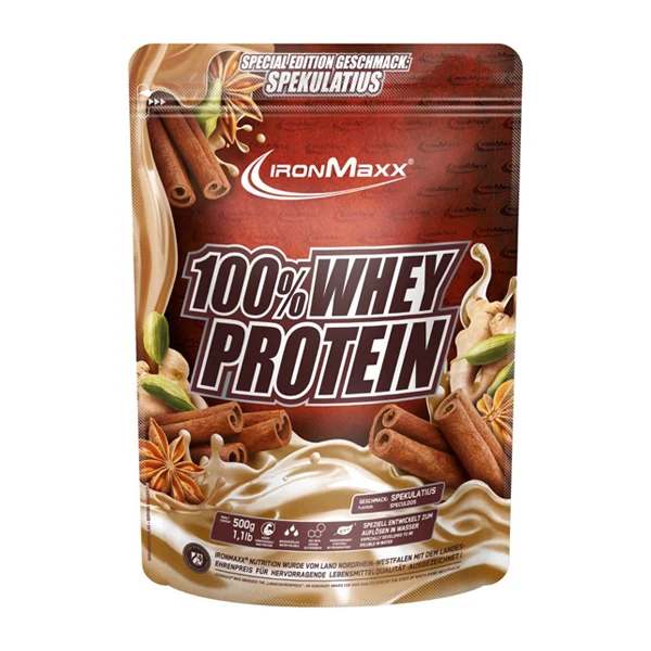 IronMaxx 100% WHEY PROTEIN LIMITED, 500 g Beutel