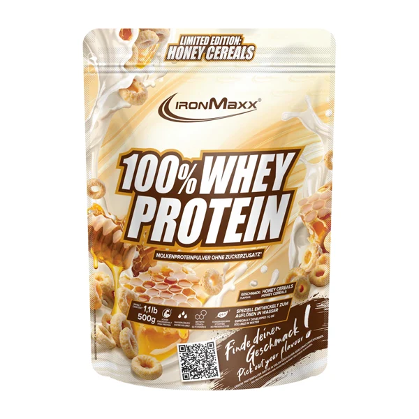IronMaxx 100% WHEY PROTEIN LIMITED, 500 g Beutel