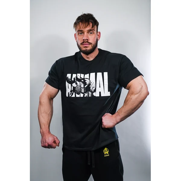 Universal T-SHIRT ANIMAL, Schwarz