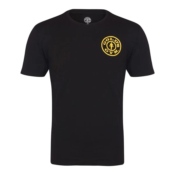Gold's Gym BASIC LEFT BREAST T-SHIRT, Black