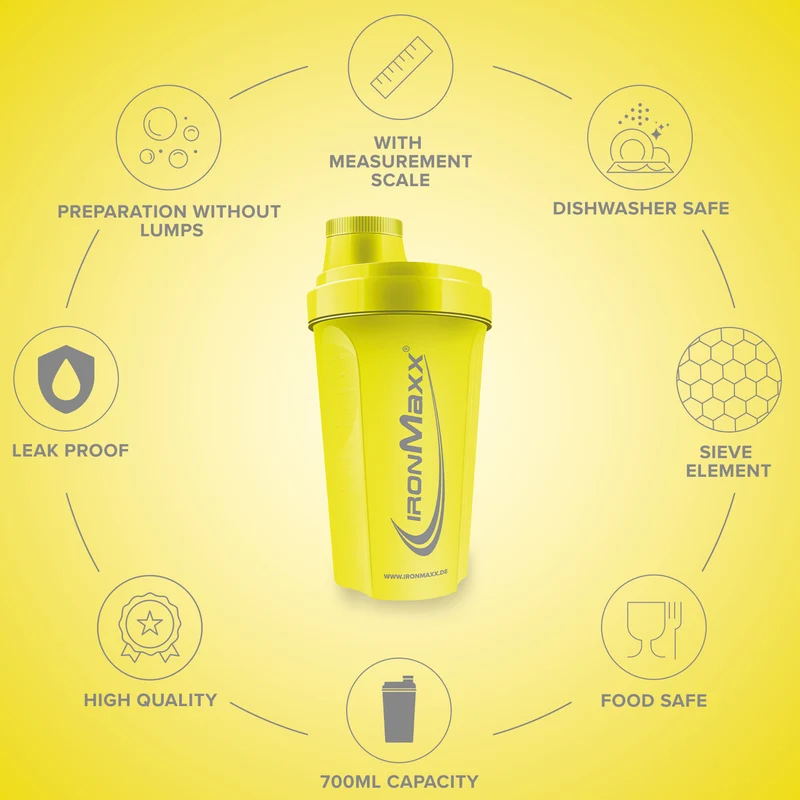 Shaker (700ml) - Killer Yellow
