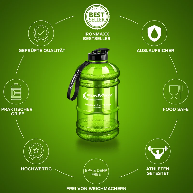 Water Gallon (2200ml) - Grün