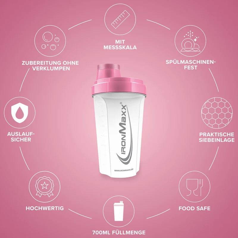 Shaker (700ml) - Frozen/White / Rosé