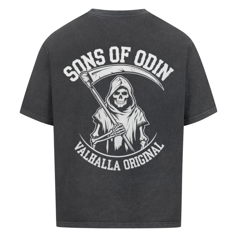 Sons of Odin - Oversized Premium Shirt Unisex Backprint