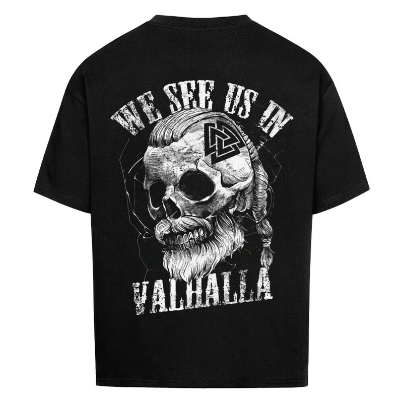 See us in Valhalla - Premium Oversized Shirt Unisex Backprint