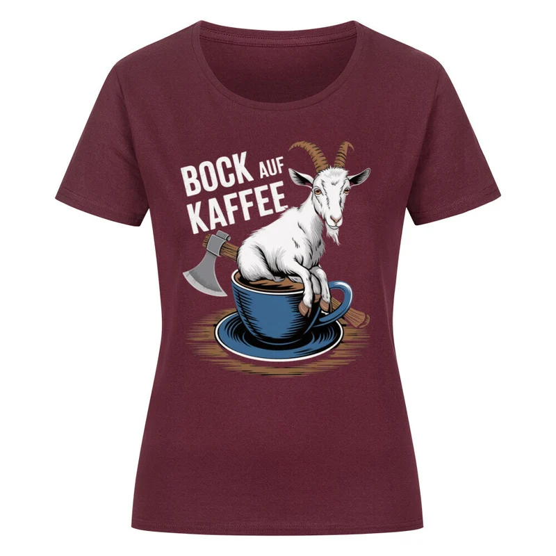 Bock auf Kaffee - Damenshirt