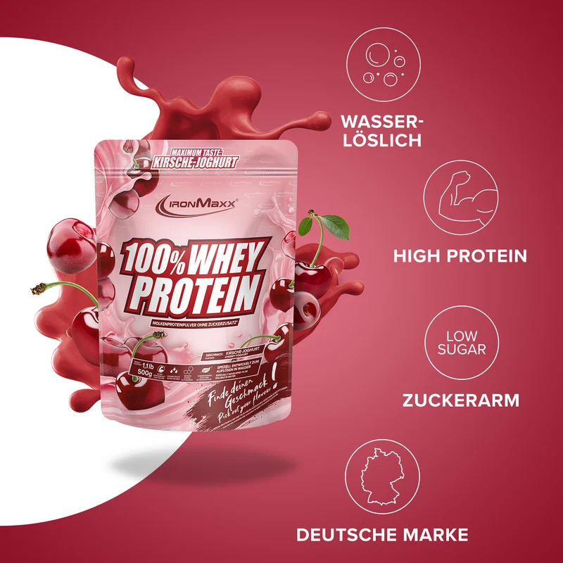 100% Whey Protein (500g) - Kirsche Yoghurt