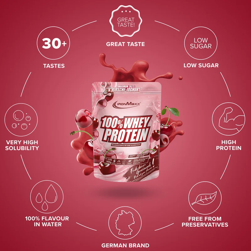 100% Whey Protein (500g) - Kirsche Yoghurt