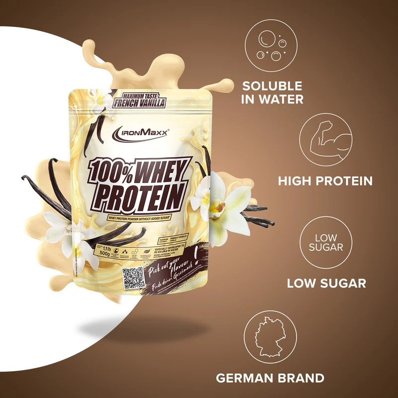 100% Whey Protein (500g) - French Vanilla