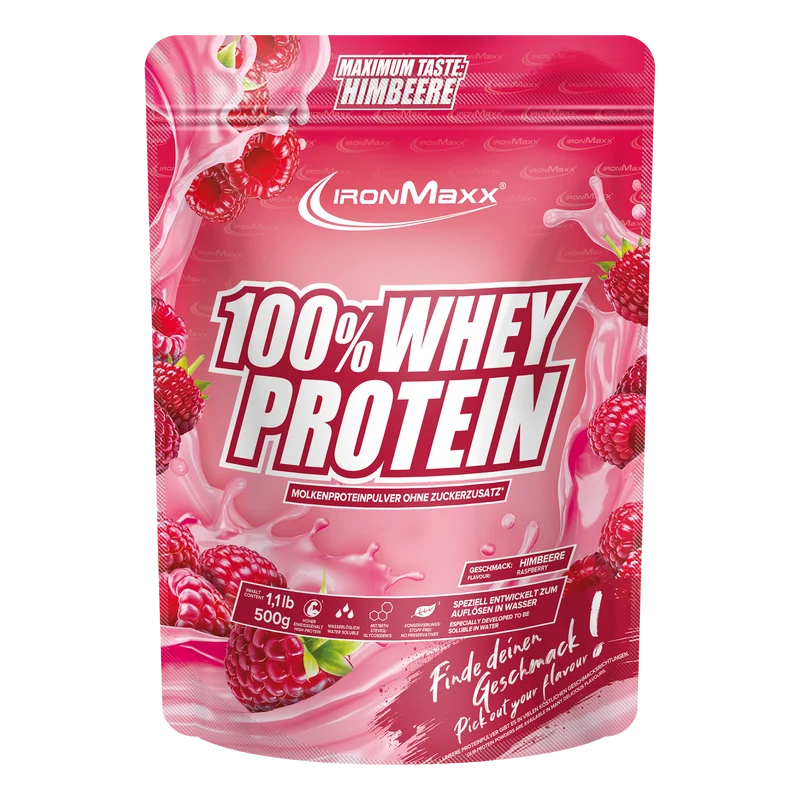 100% Whey Protein (500g) - Himbeere