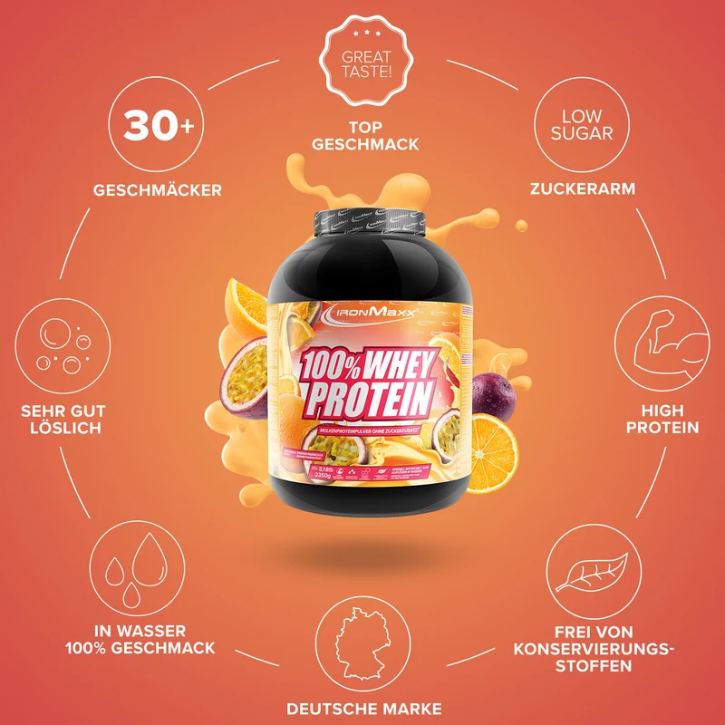 100% Whey Protein (2350g) - Orange Maracuja