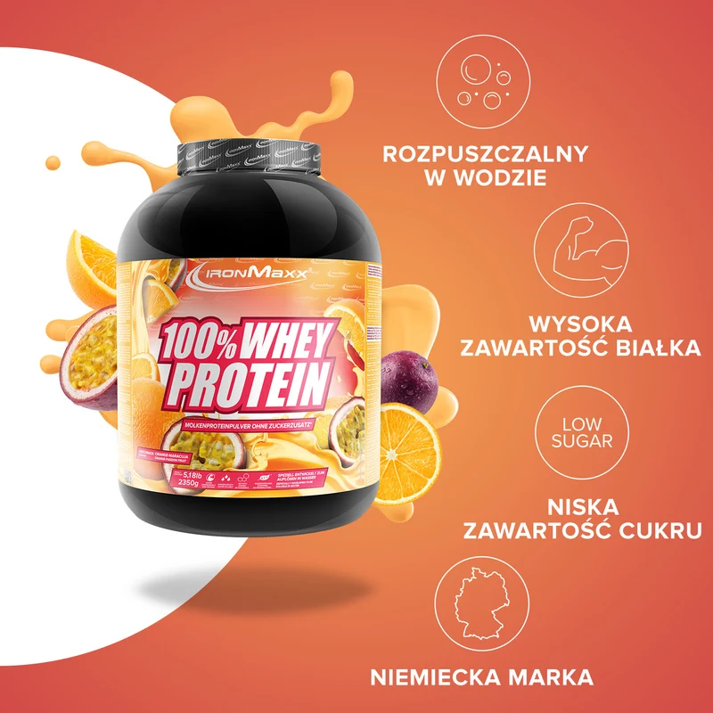 100% Whey Protein (2350g) - Orange Maracuja