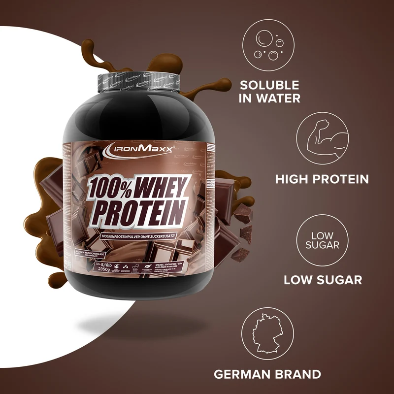 100% Whey Protein (2350g) - Milchschokolade