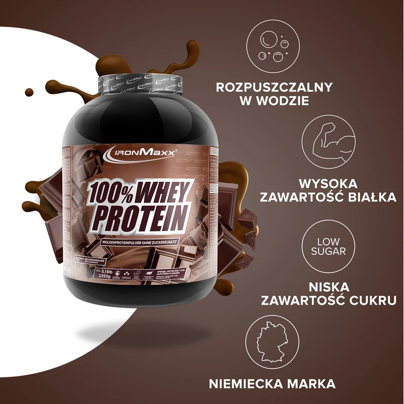 100% Whey Protein (2350g) - Milchschokolade