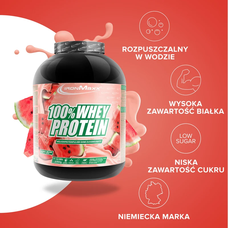 100% Whey Protein (2350g) - Melone