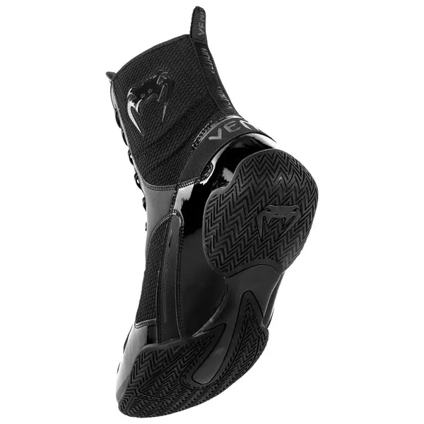 Venum ELITE BOXING SHOES Boxstiefel, Schwarz-Schwarz