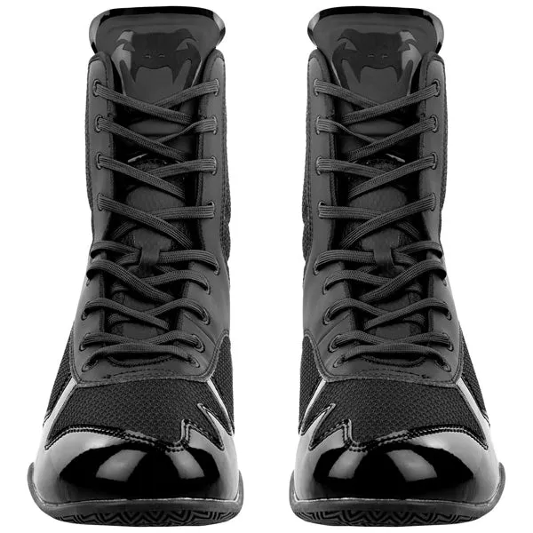 Venum ELITE BOXING SHOES Boxstiefel, Schwarz-Schwarz
