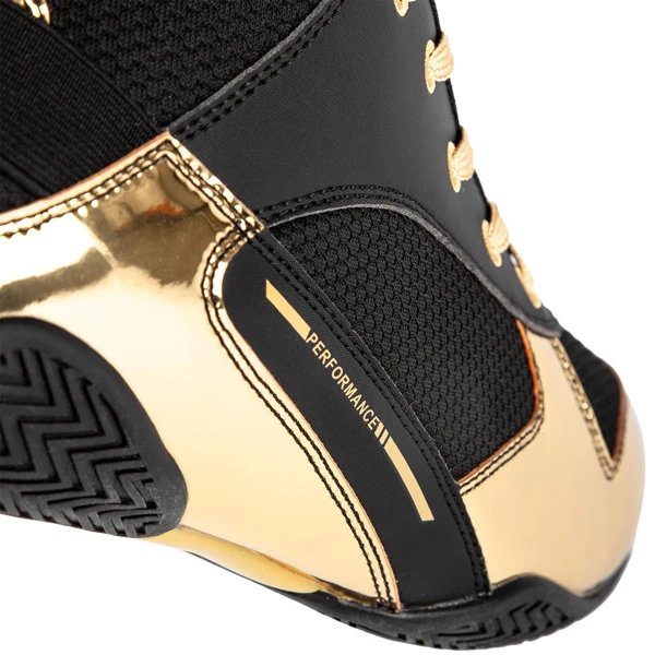 Venum ELITE BOXING SHOES Boxstiefel, Schwarz-Gold