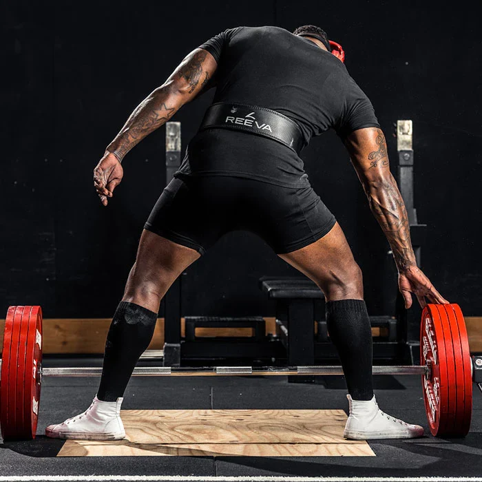 Reeva POWERLIFTING GÜRTEL CARBON 13 MM, EDELSTAHL, Black