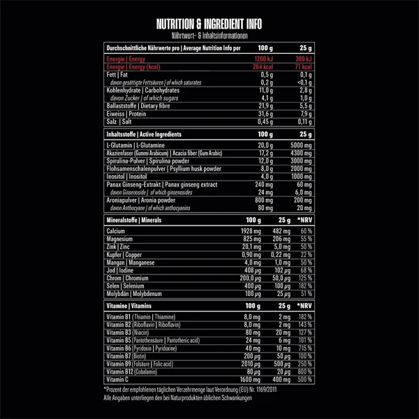 BigZone VITAFUSE, 750 g Dose