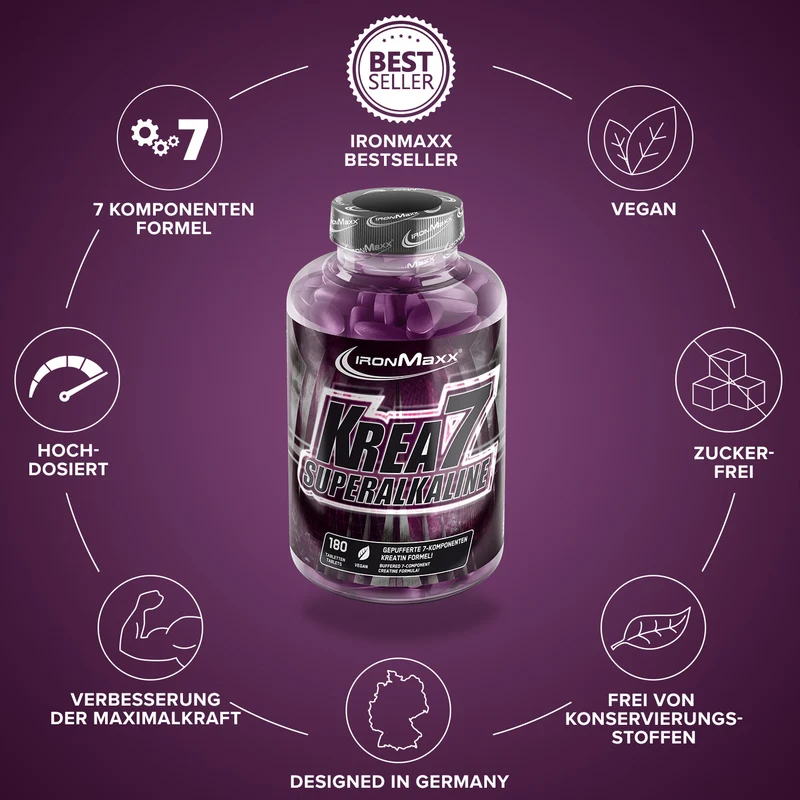 Krea7 Superalkaline - 180 Tabletten