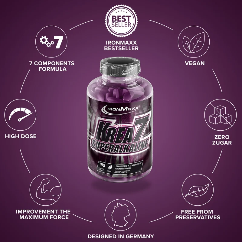 Krea7 Superalkaline - 180 Tabletten