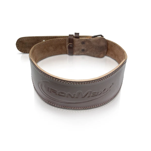 IronMaxx PREMIUM LIFTING BELT Leather, Dark Brown