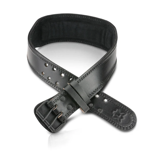 IronMaxx PREMIUM LIFTING BELT Leather, Black