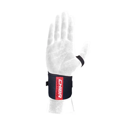 Chiba HANDGELENK BANDAGE Black, Paar