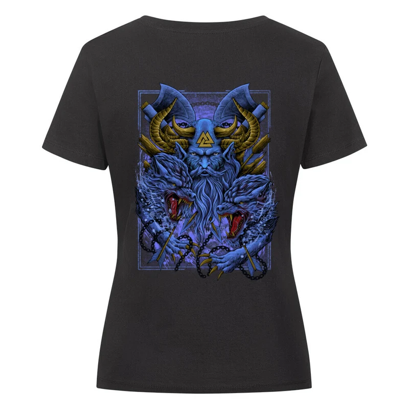 Jötunn - Damen Premiumshirt Backprint