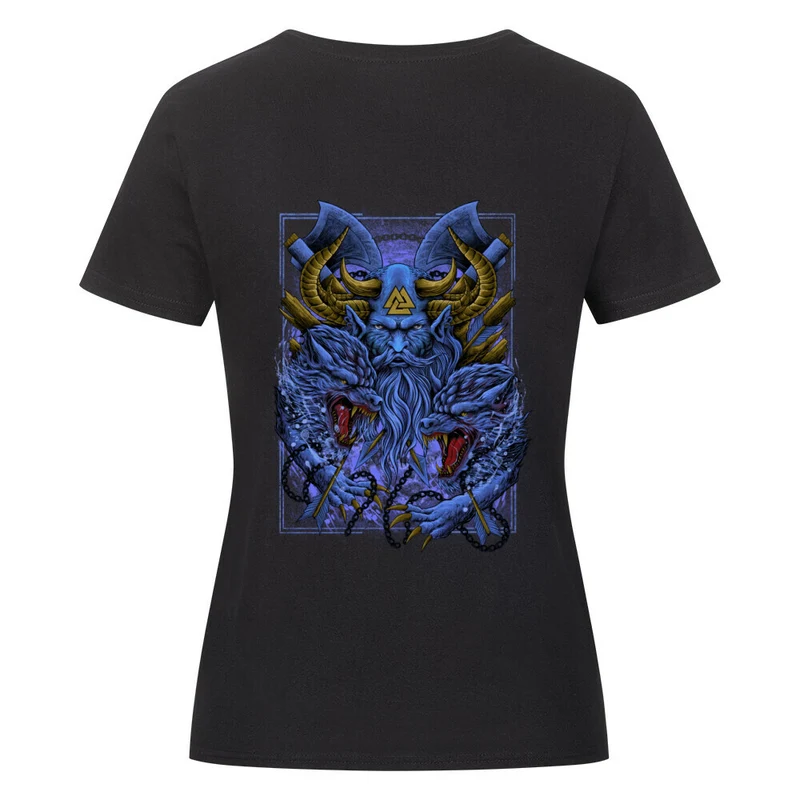 Jötunn - Damenshirt Backprint