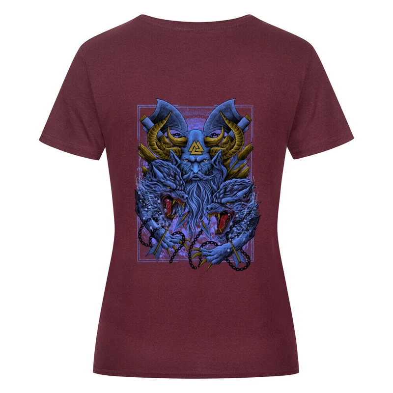Jötunn - Damenshirt Backprint