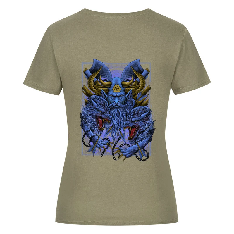 Jötunn - Damenshirt Backprint